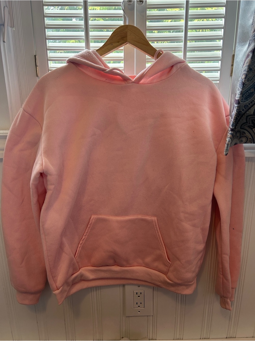 Cozy Light Pink Pullover Hoodie